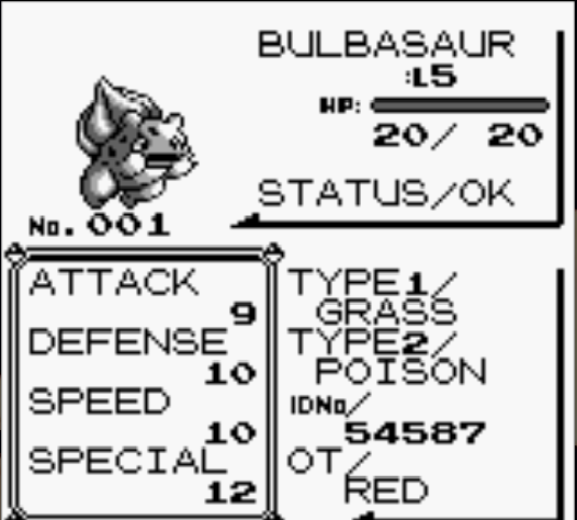 
Image of a wireframe created by Gamefreak for Pokemon Red and Green